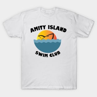 JAWS Movie Amity Island Swim Club T-Shirt